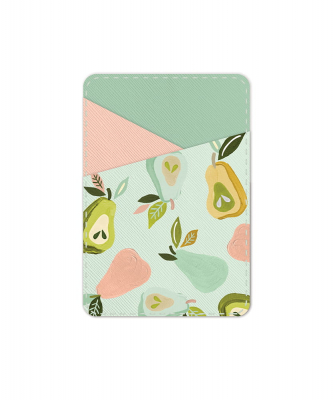 Au Pears Stick-On Cell Phone Wallet|Studio Oh