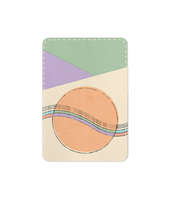 Energy Flows Stick-On Cell Phone Wallet|Studio Oh