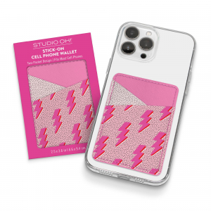 Charged Up Stick-On Cell Phone Wallet|Studio Oh