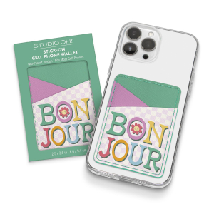 Bonjour Cell Phone Wallet|Studio Oh!