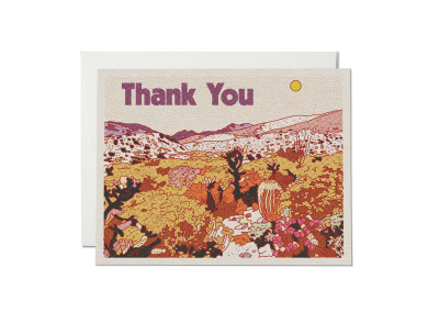 Desert Thanks Thank You boxed set|Red Cap Cards