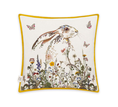 CUSHION Wildflower Hare|Museums & Galleries