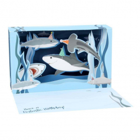 Sharks Shadowbox|Up With Paper