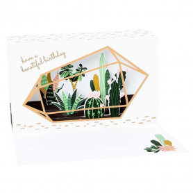 Cactus Terrarium Shadowbox|Up With Paper