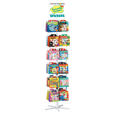 36-Hook 2-Sided Sticker Rack-EMPTY|Peaceable Kingdom