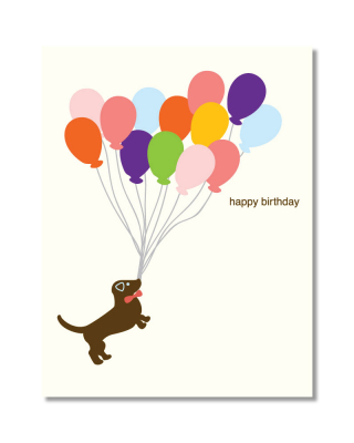 Birthday Balloons Dog