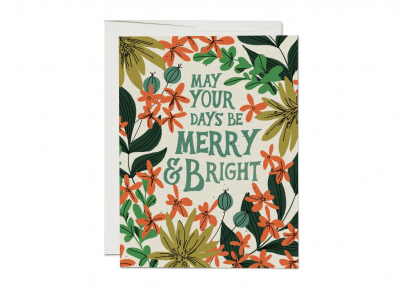 May Your Days Holiday|Red Cap Cards