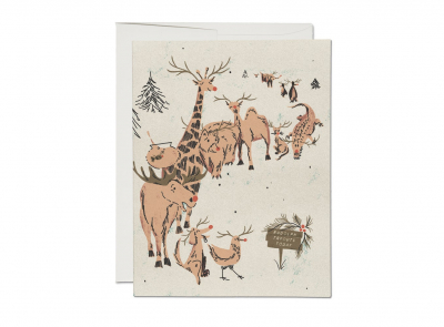 Rudolph Auditions Holiday|Red Cap Cards