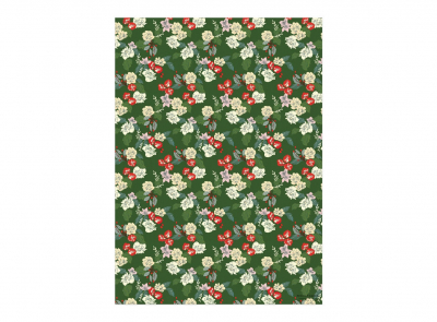 ROLL WRAP Festive Blooms|Red Cap Cards