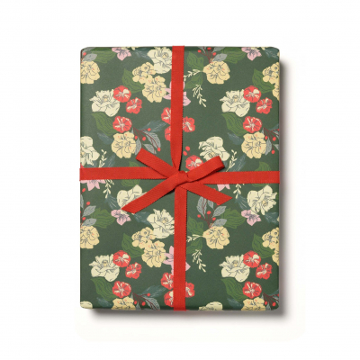 SHEET WRAP Festive Blooms|Red Cap Cards