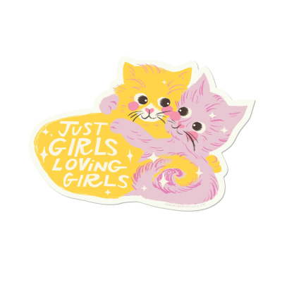 Just Girls sticker|Red Cap Cards