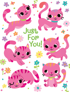 Pink Cats Enclosure |Peaceable Kingdom