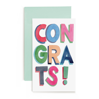 ENCLOSURE Colorful Congrats