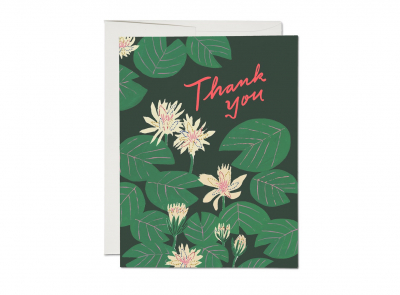Water Lilies Thank You boxed set|Red Cap Cards