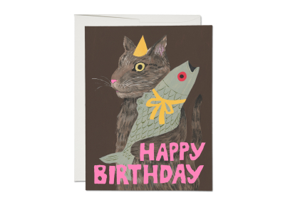 Cat's Delight SPOT Birthday|Red Cap Cards