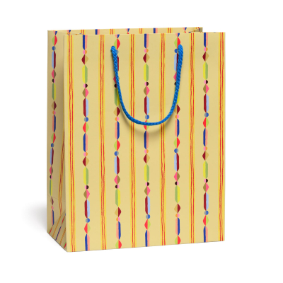 Geometric Stripe Large Bag|Red Cap Cards