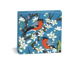 NOTECARD Bullfinches On Blossom|Museums & Galleries