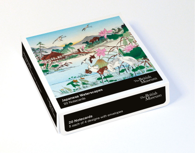 NOTECARD Square Theme Japanese Waterscapes