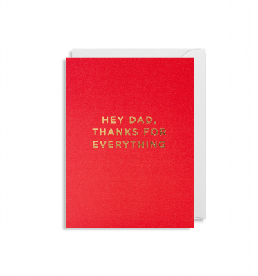 MINI CARD Dad Thanks For Everything