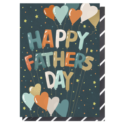 Fathers Day Heart Balloons