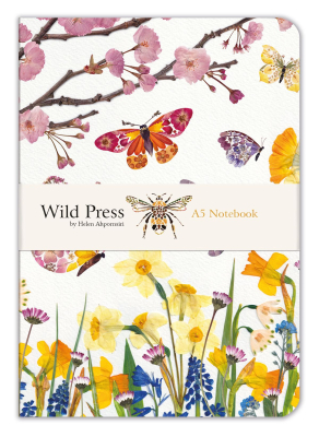 NOTEBOOK A5 Wildflowers And Butterflies