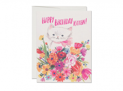 Happy Kitten|Red Cap Cards