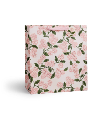 Pink Hydrangea Extra Large Gift Bag|Rifle Paper