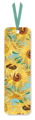 BOOKMARK Vase With Twelve Sunflowers