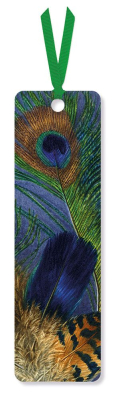 BOOKMARK Feathers Of A Peacock