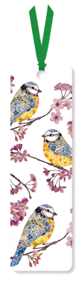 BOOKMARK Blue Tits And Blossom
