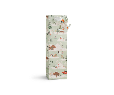 Penguin Village Wine Gift Bag|Rifle Paper