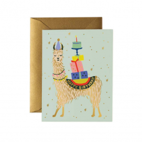 Llama Birthday Card|Rifle Paper