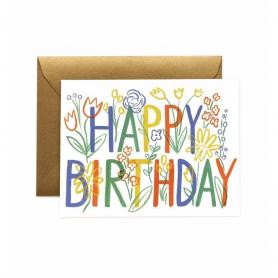 Boxed Set of Brushstroke Birthday Cards|Rifle Paper