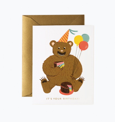Birthday Bear Card|Rifle Paper