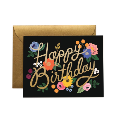 Vintage Blossoms Birthday Card|Rifle Paper