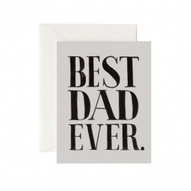 Best Dad Ever Card|Rifle Paper
