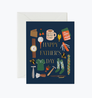Dad's Favorite Things Card|Rifle Paper