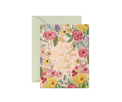 Best Mom in the World Card|Rifle Paper