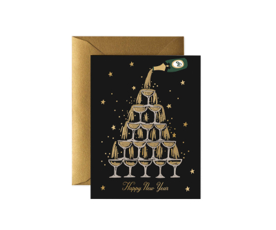 Boxed Set Of Champagne New Year Cards|Rifle Paper