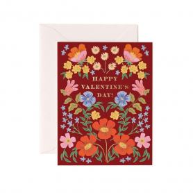Boxed Set of Strawberry Fields Valentine Card|Rifle Paper