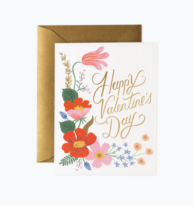 Boxed Set of Strawberry Garden Valentine Cards|Rifle Paper