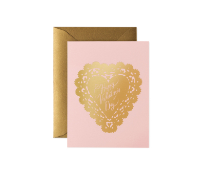 Boxed Set of Doily Valentine Cards