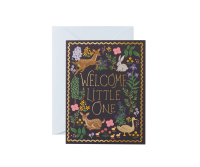 Woodland Welcome Card|Rifle Paper