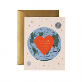 You Make the World Better Card|Rifle Paper