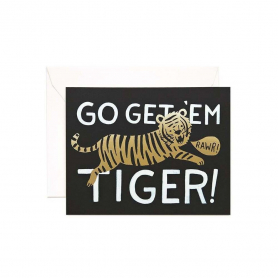 Go Get 'Em Tiger Card|Rifle Paper