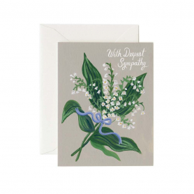 Lily of the Valley Sympathy Card|Rifle Paper