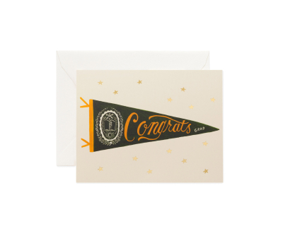 Boxed Set of Congrats Pennant Cards