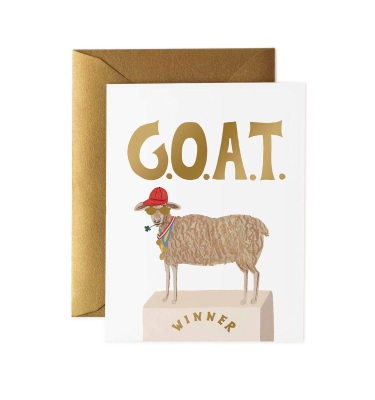 GOAT Card|Rifle Paper