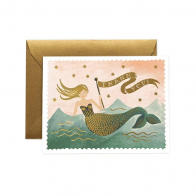 Boxed set of Vintage Mermaid Thank You Cards|Rifle Paper