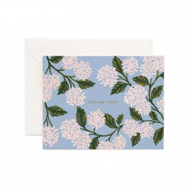 Boxed Set of Hydrangea Thank You Card|Rifle Paper